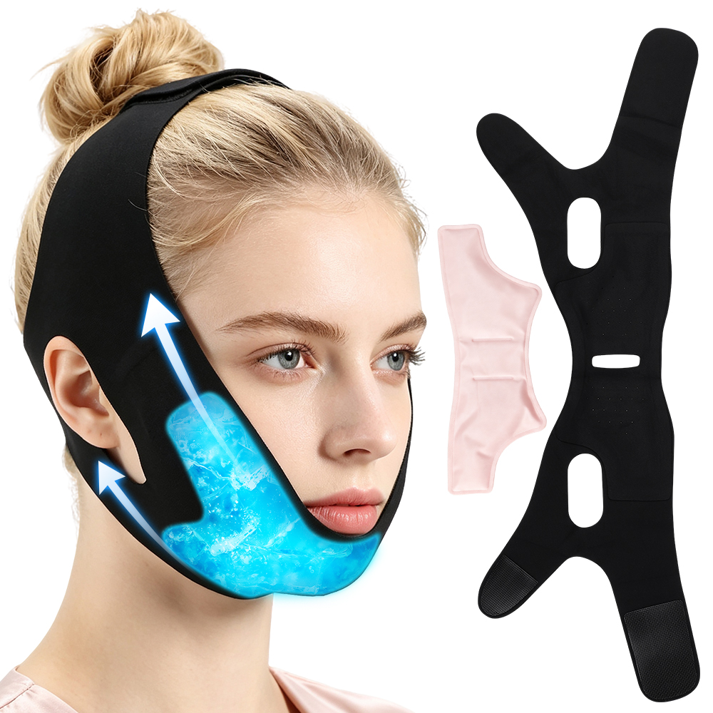 Surgical Mask - 얼굴 냉온찜질 젤팩 재사용 가능 V라인