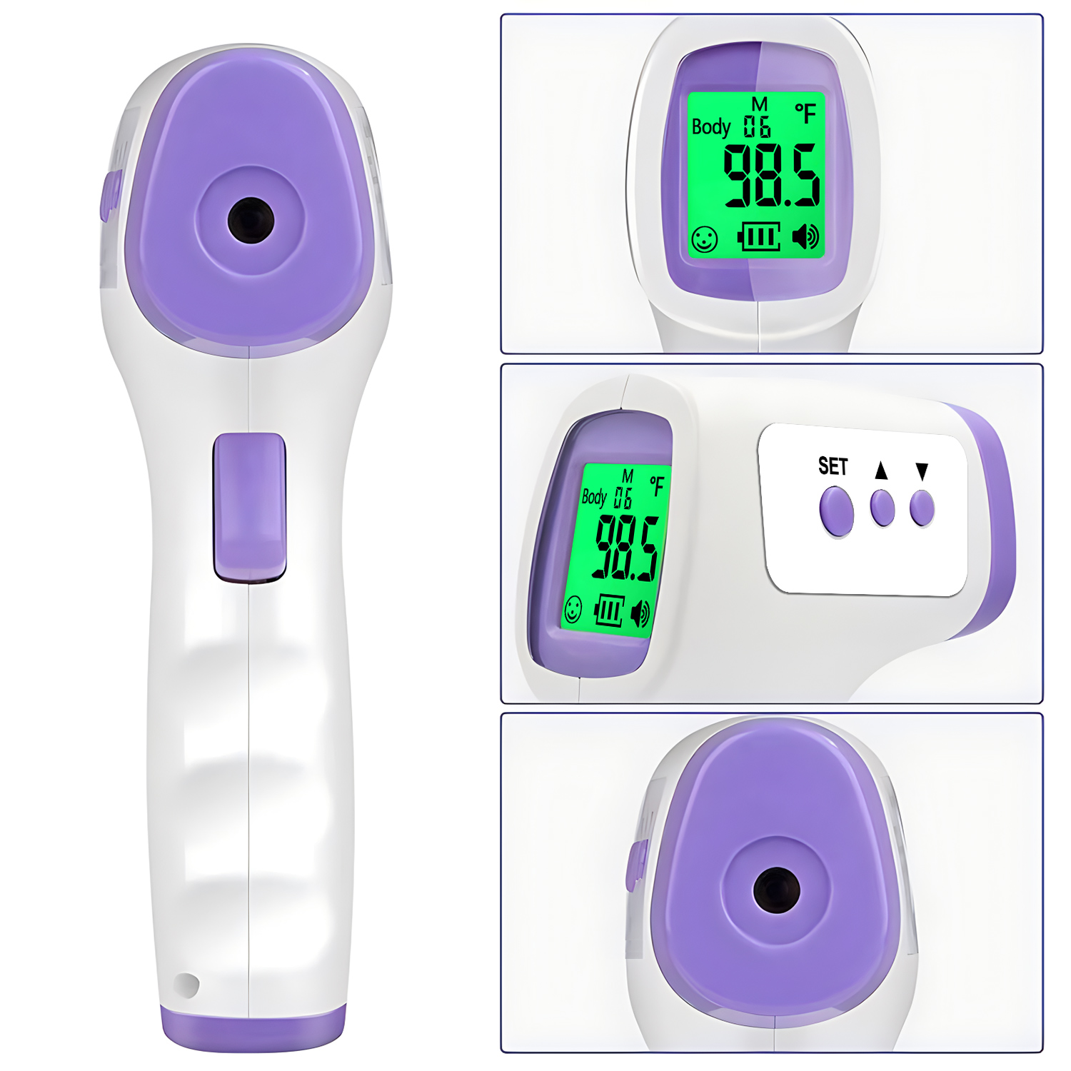 비접촉식 디지털 적외선 이마 온도 전자 온도계 또는 손 - Pulse Oximeter 리뷰 및 가격