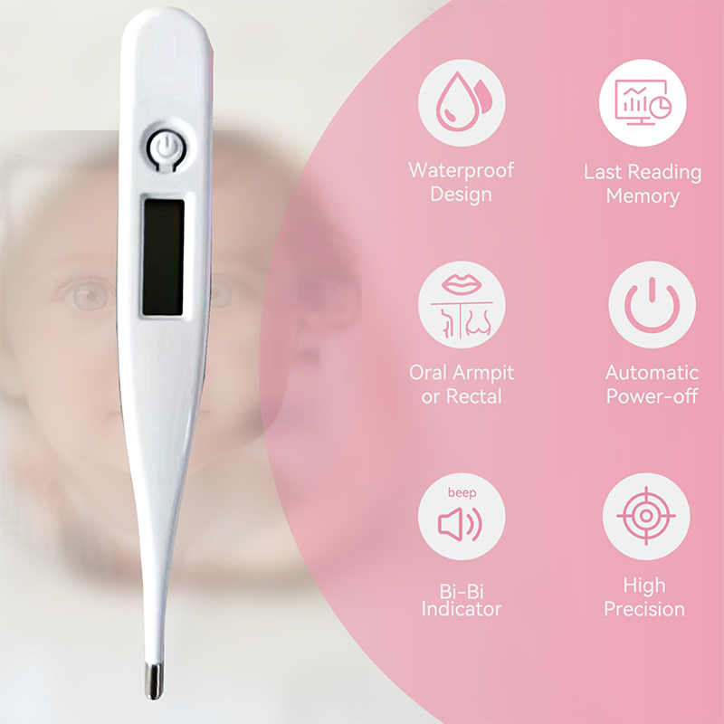 새로운 디지털 LCD 난방 구강 온도계 도구 어린이 아 - Pulse Oximeter 리뷰 및 가격