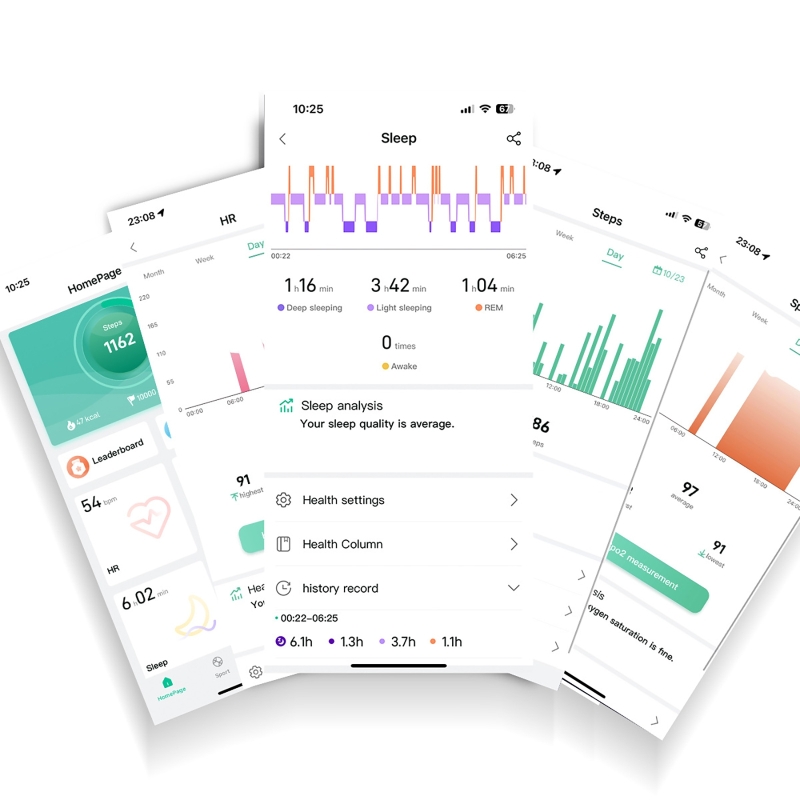 R09 스마트 링 남녀공용 충전 케이스 포함, 심박수  - Blood Pressure Monitor 리뷰 및 가격