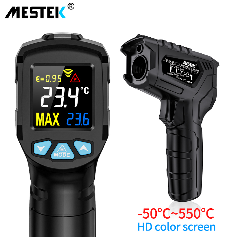 디지털 적외선 온도계 -50 ~ 550 ° C 비접촉식 - Thermometer Digital 리뷰 및 가격